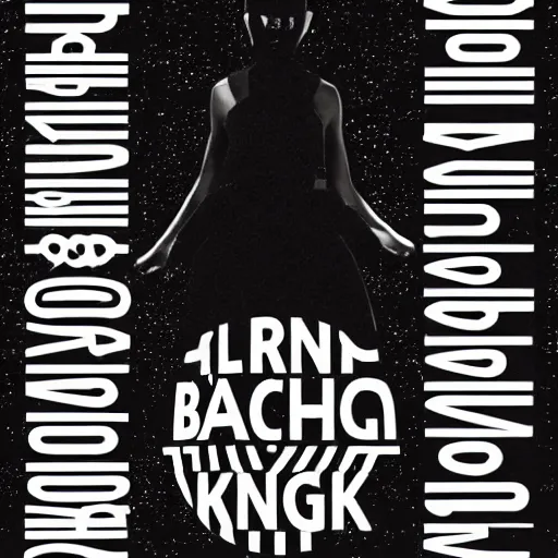 Prompt: black on white graphic poster for balenciaga in style of david rudnick, acid, y 2 k