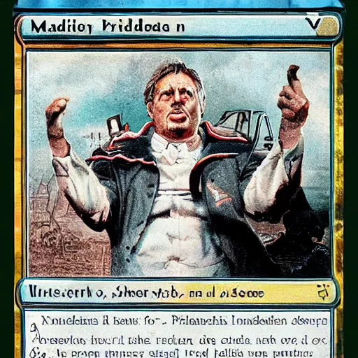 Prompt: the maddened prizeman