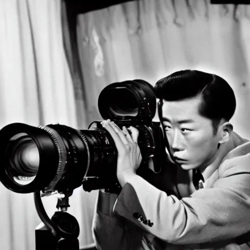 Image similar to 1950s Korean thriller film noir, 35mm film, Cooke Varotal 20-100mm T3.1