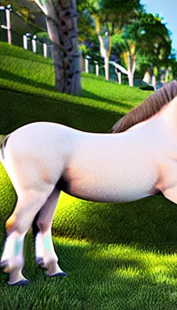 Image similar to horses laying eggs, photorealistic, award - winning, hyperrealistic, 4 k, ultra hd, octane rendering, unreal 5 engine