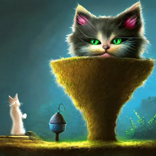 Image similar to kitten in Samorost