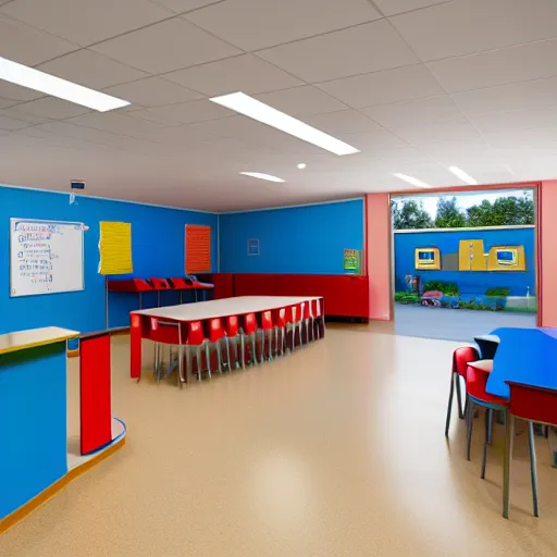 Image similar to a school reception, 4 k