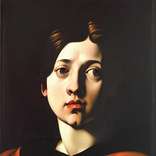 Image similar to a portrait by Caravaggio