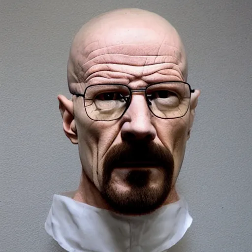 Image similar to walter white taxidermy failure