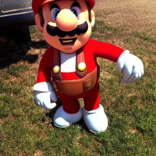 Image similar to Harrison ford as Super Mario, photography