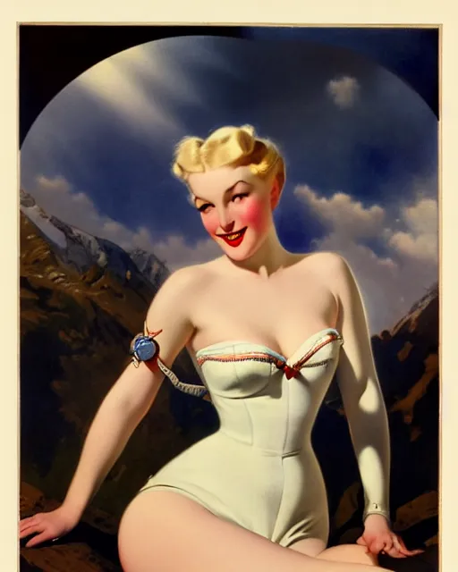 Image similar to Weiss Schnee by Gil Elvgren