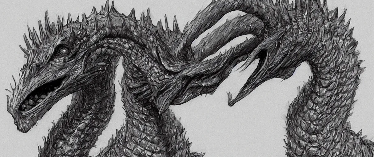 Prompt: “ a extremely detailed stunning portraits of king ghidorah by allen william on artstation ”