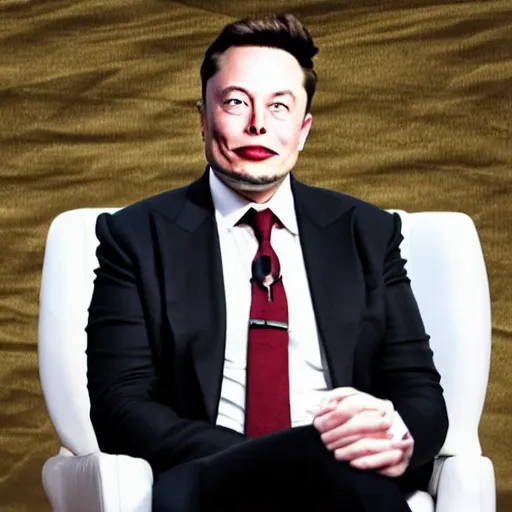 Image similar to elon musk as mr. bean