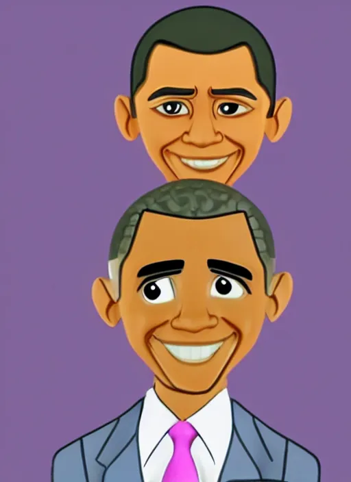 Image similar to barack obama is a cute cartoon character in my little pony, 3 d clay figure, kawaii