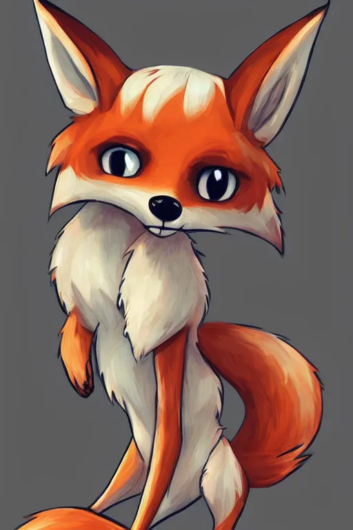 Image similar to an anthropomorphic fox, fursona!!!! trending on furaffinity, by kawacy, trending on artstation