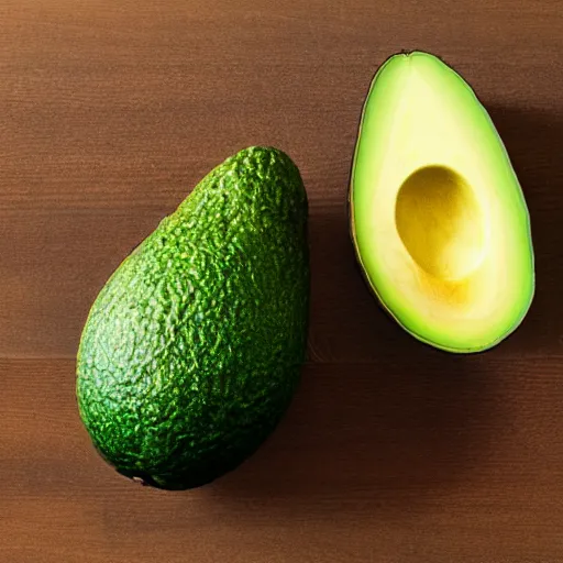 Prompt: an avocado in the shape of a goose