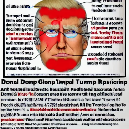 Image similar to donald trump medical diagram