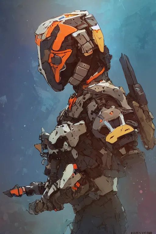 Image similar to combination suit armor aloy horizon forbidden west horizon zero dawn robot ninja mask helmet backpack tribal, art gta 5 comics, official fanart behance hd artstation by jesper ejsing, by rhads, makoto shinkai and lois van baarle, ilya kuvshinov, ossdraws radiating a glowing aura cgi rtx 2 0 2 2