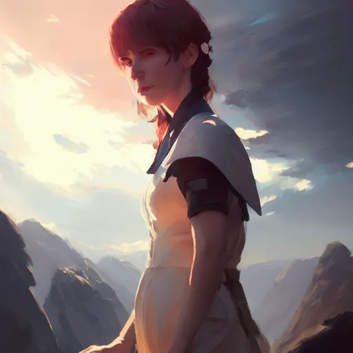 Image similar to portrait of an ulster scot, 4 k, concept art, by wlop, ilya kuvshinov, artgerm, krenz cushart, greg rutkowski, pixiv. cinematic dramatic atmosphere, sharp focus, volumetric lighting, cinematic lighting, studio quality