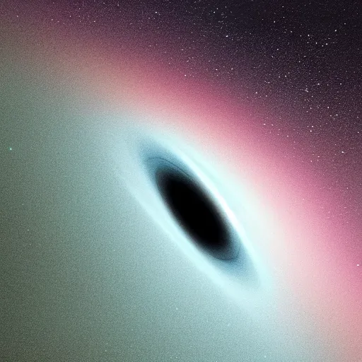 Image similar to Margherita Hack discovers a new black hole and point at the beautiful night sky