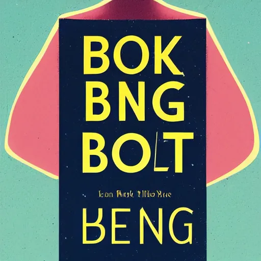 Image similar to book cover art of a book called being and not being