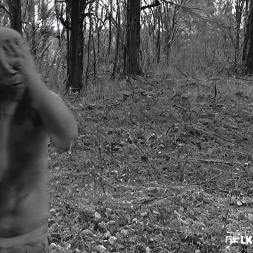 Image similar to vodka drinking demon flesh skinwalker caught on trailcam