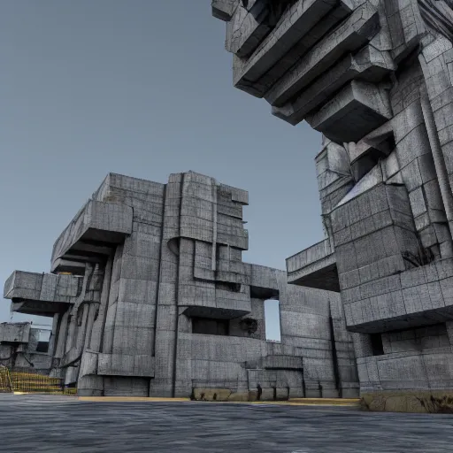 Prompt: monster brutalism concept art filigree 8 k resolution hdr unreal engine 5