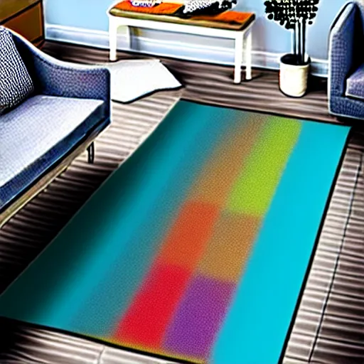 Image similar to a futuristic skids road map carpet rug