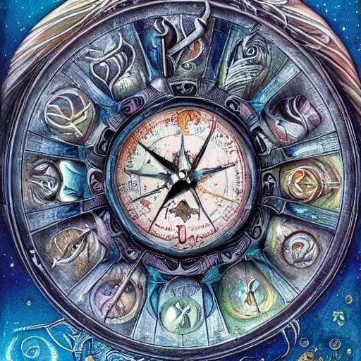 Image similar to detailed and sharp aquarius artistic zodiac artwork, mystic style, detailed, 8 k, detailed, symmetrical, by brian froud