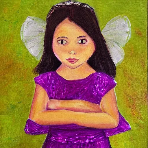 Image similar to portrait of a Flower Girl by Joanna Canara