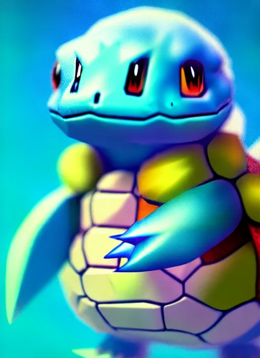 Squirtle Promo Text & Borders Removed + AI upscaled : r/PokemonTCG