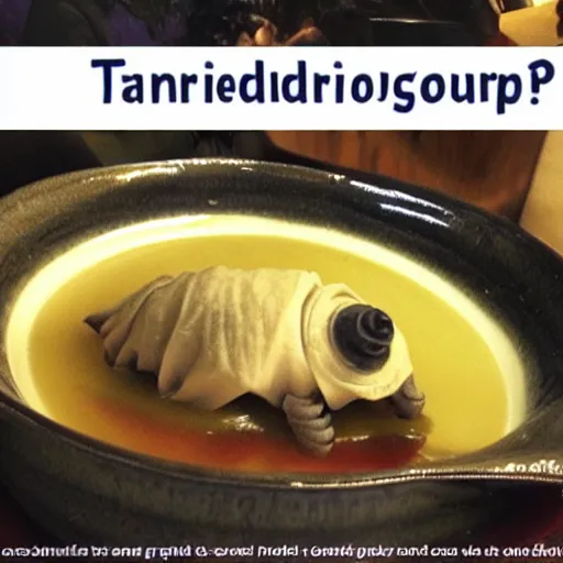 Image similar to A tardigrade in my soup