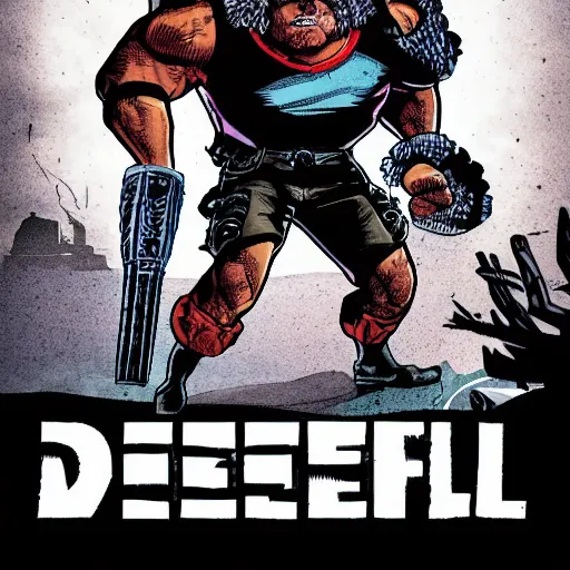 Prompt: Bin Diesel as a comic book hero fighting off evil,, 4k, comic book cover