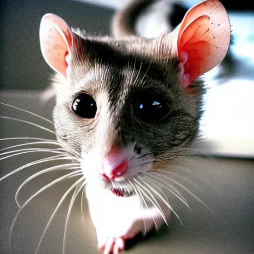 Image similar to a rat - cat - hybrid, animal photography