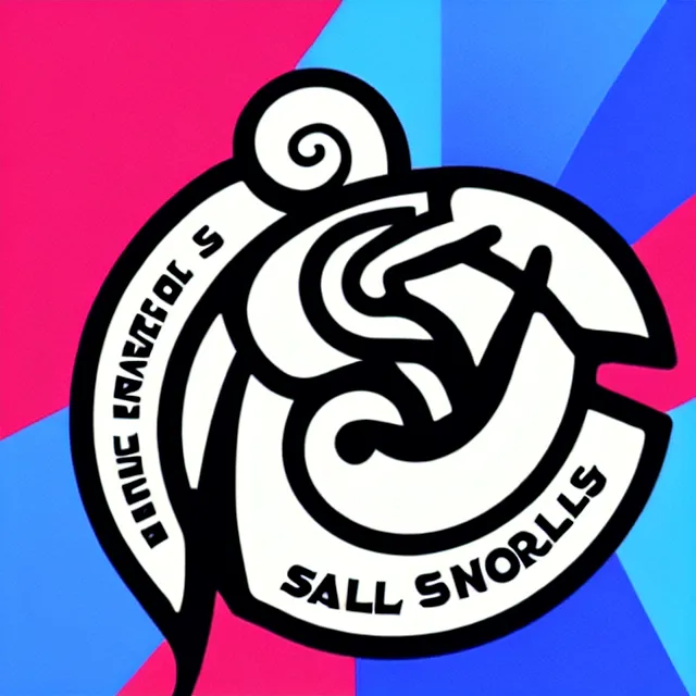 Image similar to snail sports team logo, epic, best, awesome, creative, athletic, no text