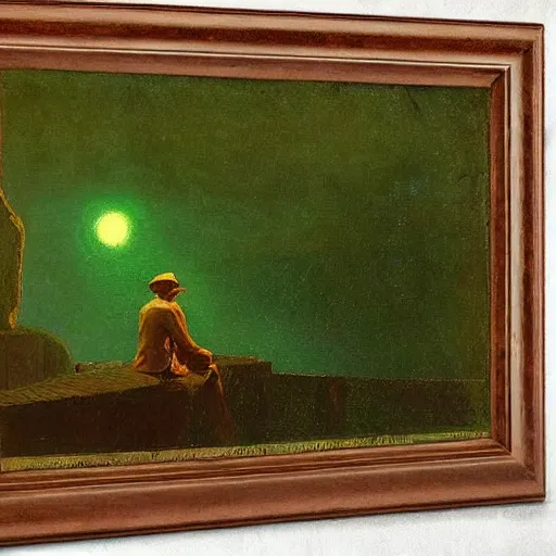 Image similar to spontaneous copper, verdigris, deep green by daniel garber, by george cruikshank. a beautiful body art. the abyss above him shone with unflickering stars. one of the dots of light was earth. he didn't know which one.