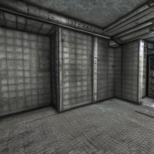 Prompt: pre rendered backgrounds for a playstation 1 survival horror game