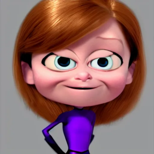 Prompt: violet from the incredibles