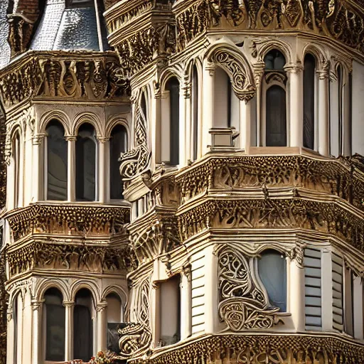 Image similar to Ornate house inspired by roman and gothic architecture. Tamron SP 70-200mm f/2.8 Di VC USD G2.