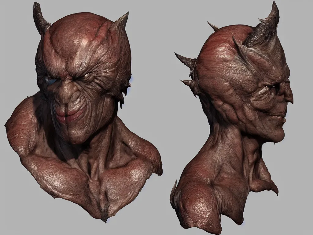 Image similar to barnacle head, muscular, chiroptera head, chiroptera ears, chiroptera nose, barnacle, artstation, cgsociety, zbrush, no background