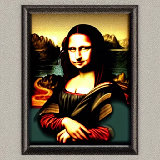 Image similar to lady gaga as mona lisa