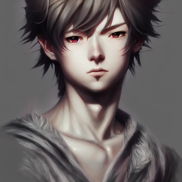 Image similar to animeboy, diffuse lighting, fantasy, intricate, elegant, highly detailed, lifelike, photorealistic, digital painting, artstation, illustration, concept art, smooth, sharp focus, art by skunkyfly