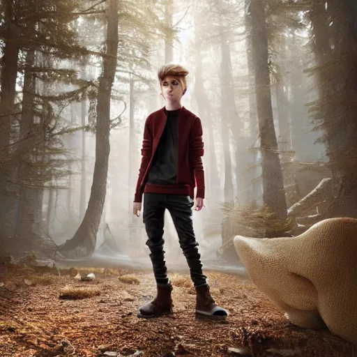 Image similar to hyperrealistic dslr film still of justin bieber disguised as anthropomorphic ( beaver ), stunning 8 k octane comprehensive 3 d render, inspired by istvan sandorfi & greg rutkowski & unreal engine, perfect symmetry, dim volumetric cinematic lighting, extremely hyper - detailed, incredibly real lifelike attributes & flesh texture, intricate, masterpiece, artstation