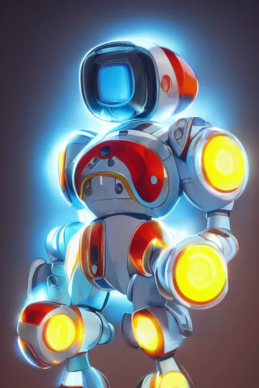 Image similar to metabots medabots medarotto medarot robot minimalist comics helmet mask neon cybereye, behance hd by jesper ejsing, by rhads, makoto shinkai and lois van baarle, ilya kuvshinov, rossdraws global illumination ray tracing hdr radiating a glowing aura