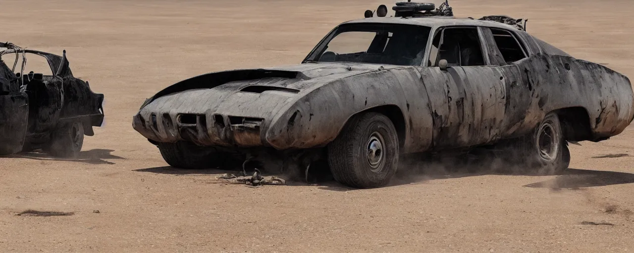 Image similar to inside the thunder dome, mad max