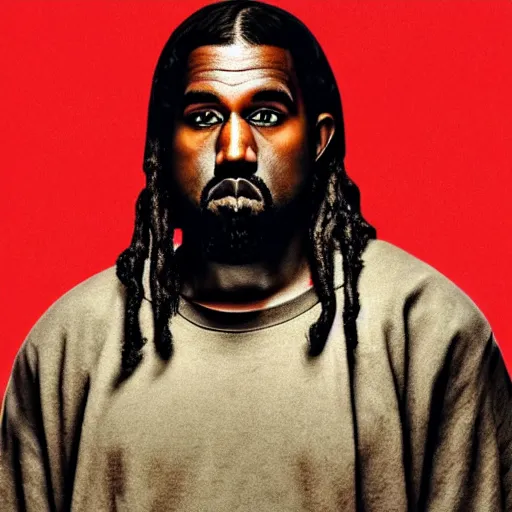 Image similar to kanye west as jesus christ