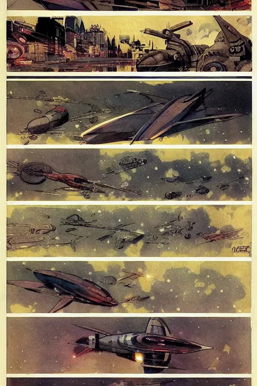 Image similar to comic book full page expermental panel layout ( ( ( ( ( 1 9 5 0 s retro future landscape art streamlined art deco borders lines decorations space. muted colors. ) ) ) ) ) by jean - baptiste monge!!!!!!!!!!!!!!!!!!!!!!!!!!!!!!