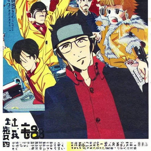 Image similar to japanese magazine advert for breaking bad anime, 1 9 8 5