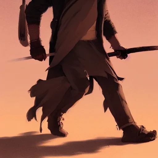 Prompt: commission of a young man with gray hair,a stylish beard,walking through a desert with a glowing stick,digital art,art by greg rutkowski,trevor henderson,rossdraws,character design,concept art,western comic style,sharp lines,photorealiatic,hyperdetailed,detailed face,high quality,professional lighting,dramatic