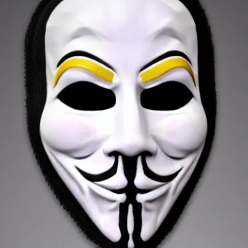 Image similar to anonymous mask, Jair Bolsonaro model