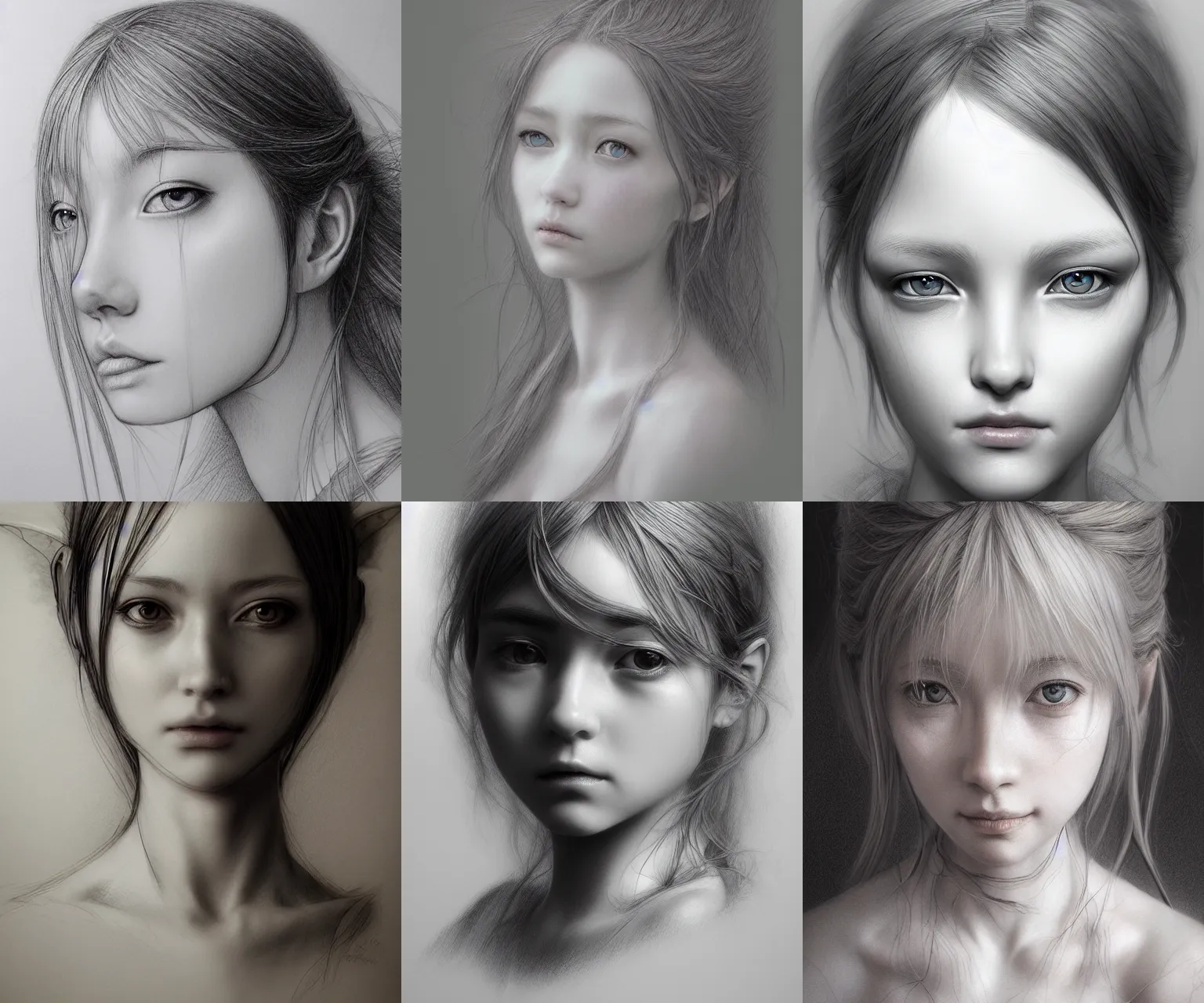 Prompt: portrait of a fairy, beautiful, sketch, artstation trending, photorealistic, hyper - realistic, highly detailed, focus, smooth, by shinichi sakamoto