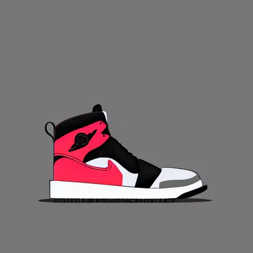 Image similar to “isometric nike air jordan boots”