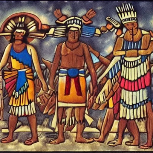 Image similar to aztec sacrifice