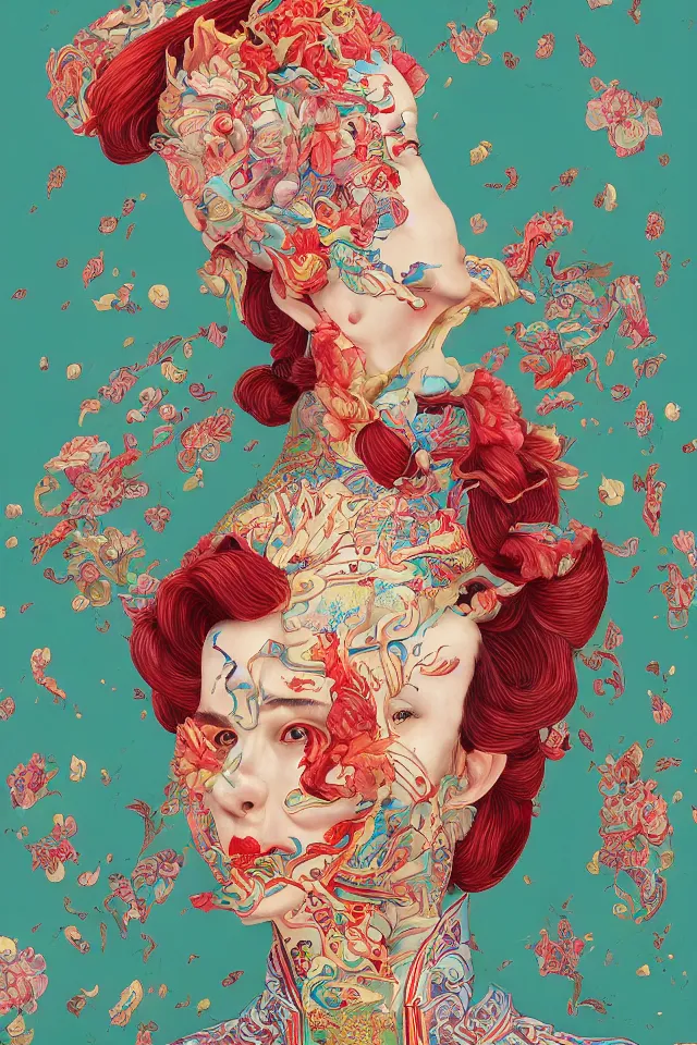 Image similar to cheongsam, by martine johanna and simon stalenhag and chie yoshii and casey weldon and wlop, ornate, dynamic, particulate, rich colors, intricate, elegant, highly detailed, centered, artstation, smooth, sharp focus, octane render, 3 d