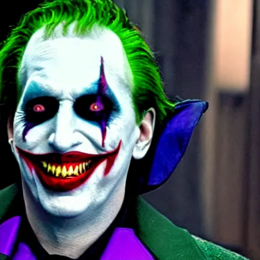 Image similar to film still of Marilyn Manson as joker in the new Joker movie